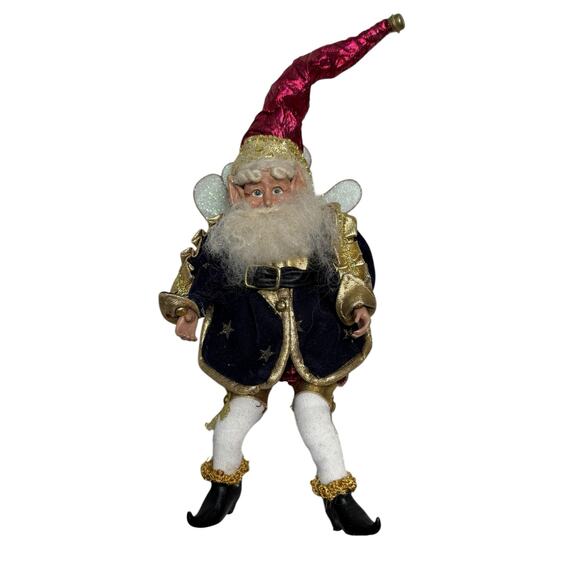 Mark Roberts Christmas Collection Fairy Elf Stars Shelf Sitter Ornament Poseable - Picture 10 of 12